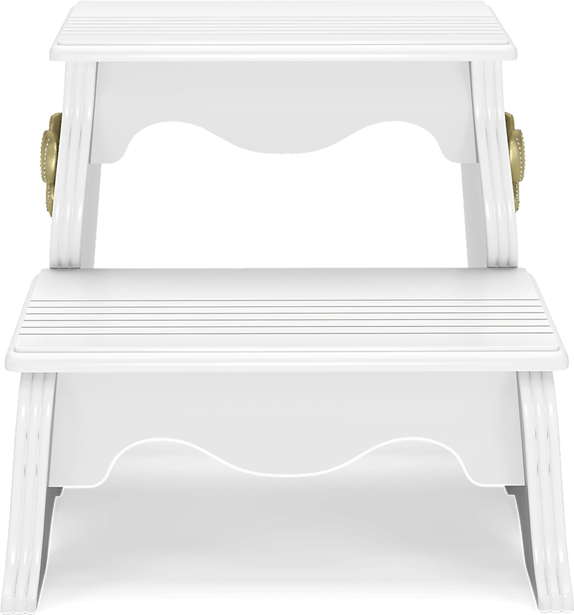Disney Princess Sparkle White Bed Step Stool - Image 2