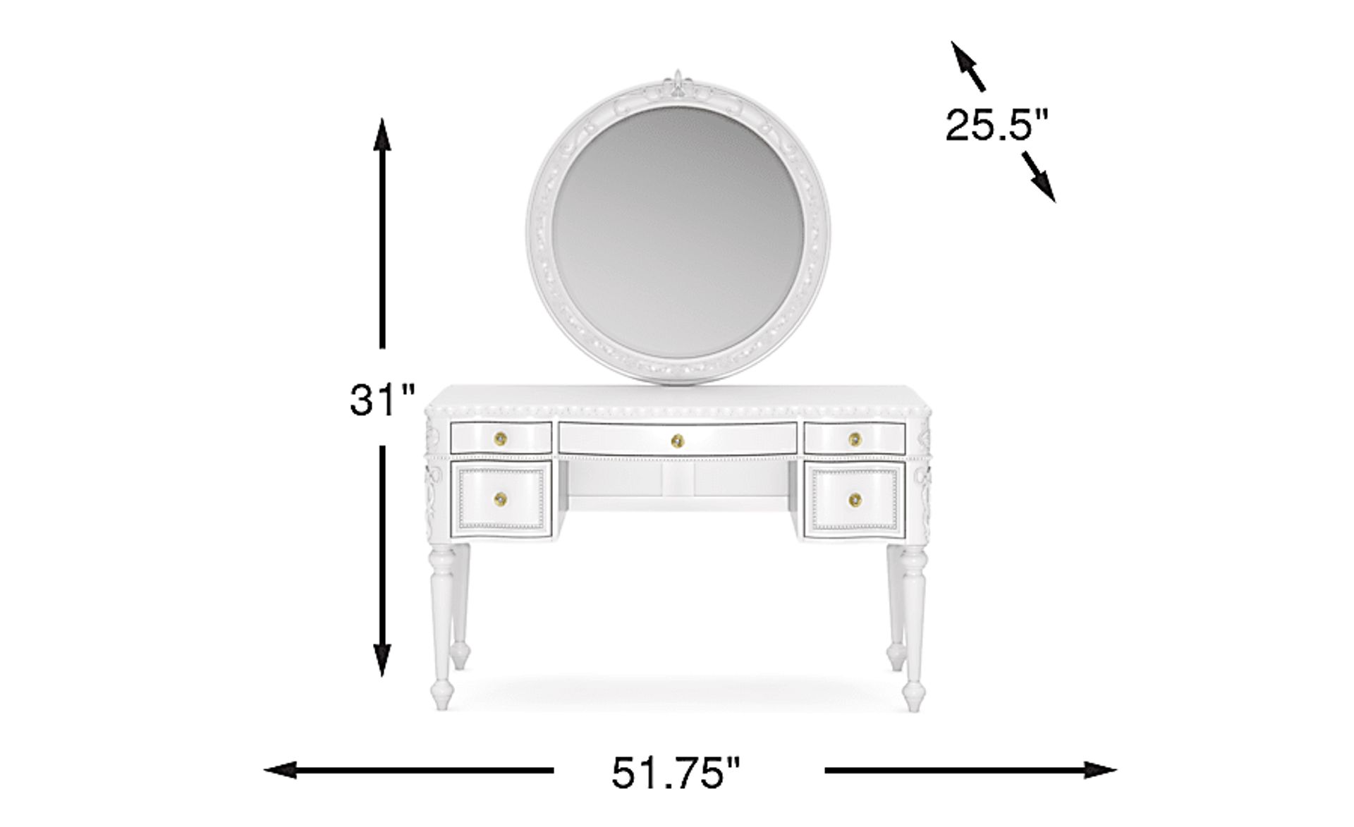 Dimension Image. Please refer to the Dimension Tab on this page for dimension details.