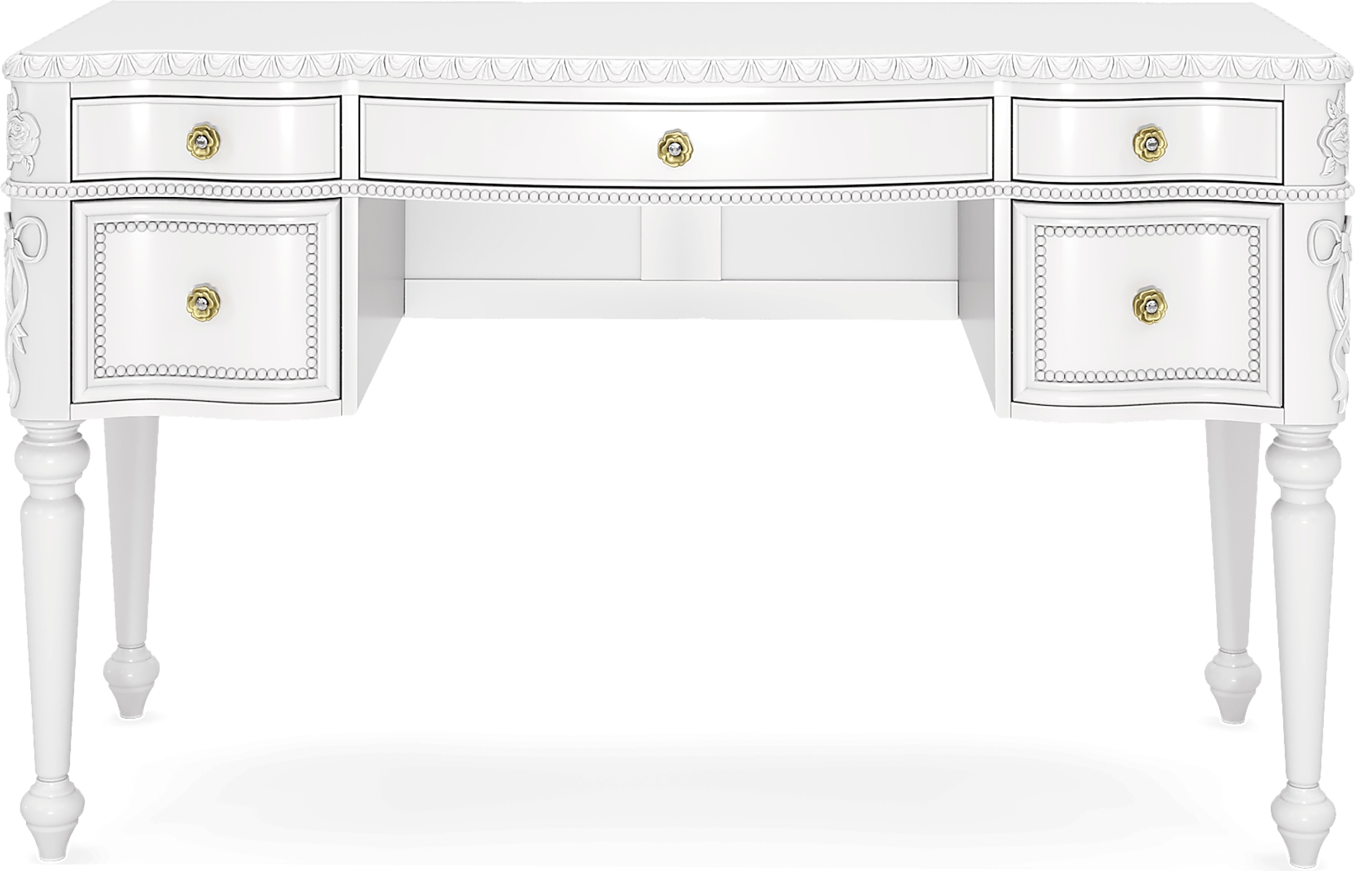 sparkle white desk
