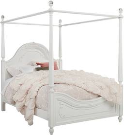 4 pc full canopy bed