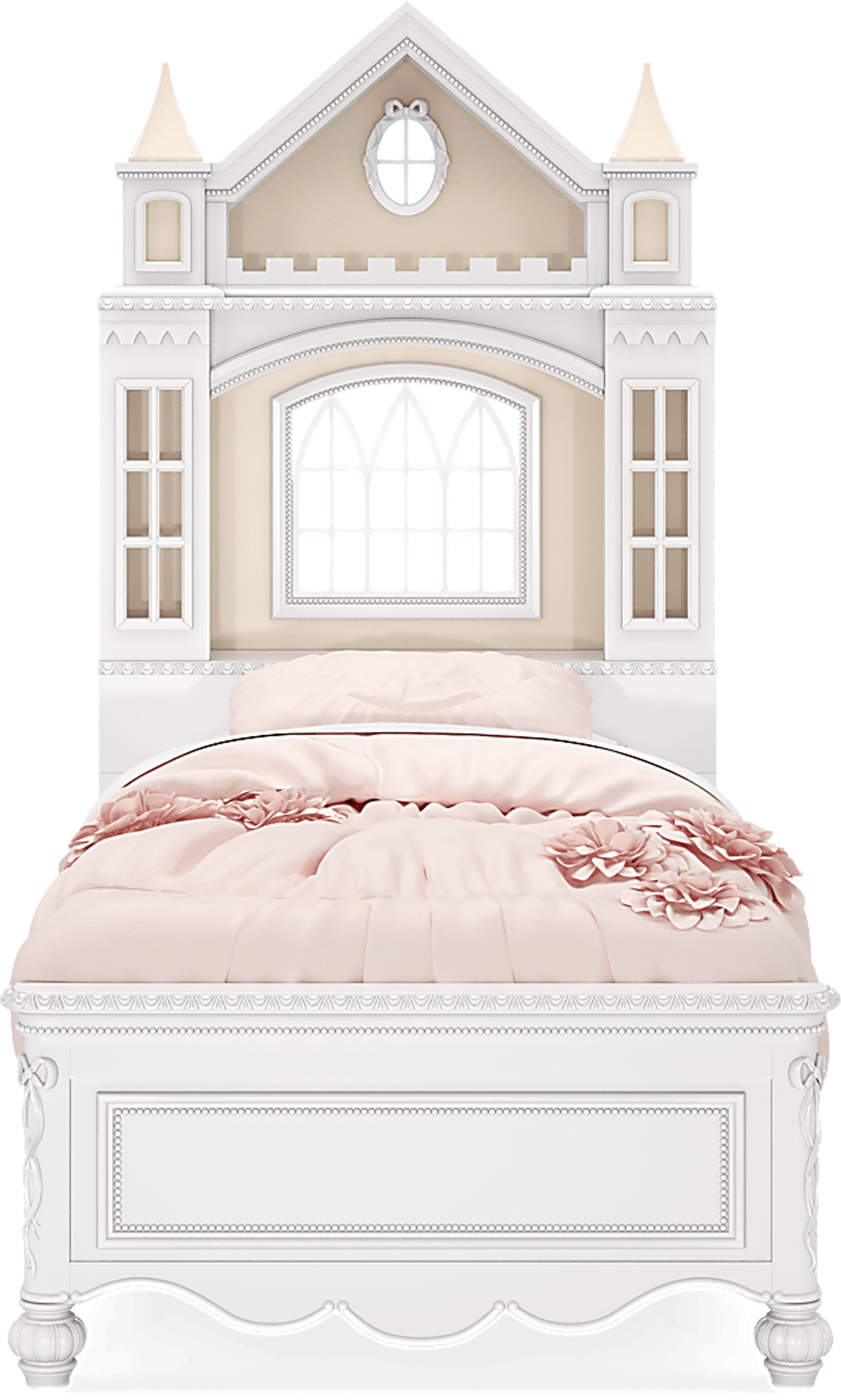 Disney Princess Sparkle White Twin Castle Bedroom - Image 6
