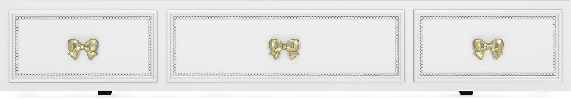 Disney Princess Sparkle White Twin Roll Out Trundle - Image 2