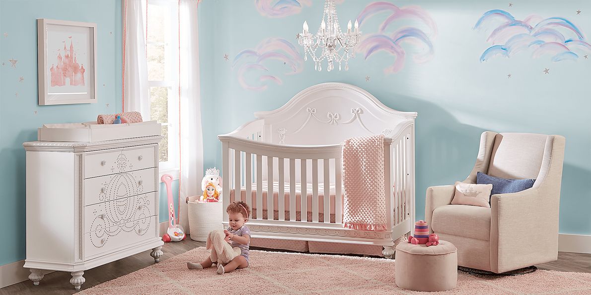 Rooms to go store princess crib