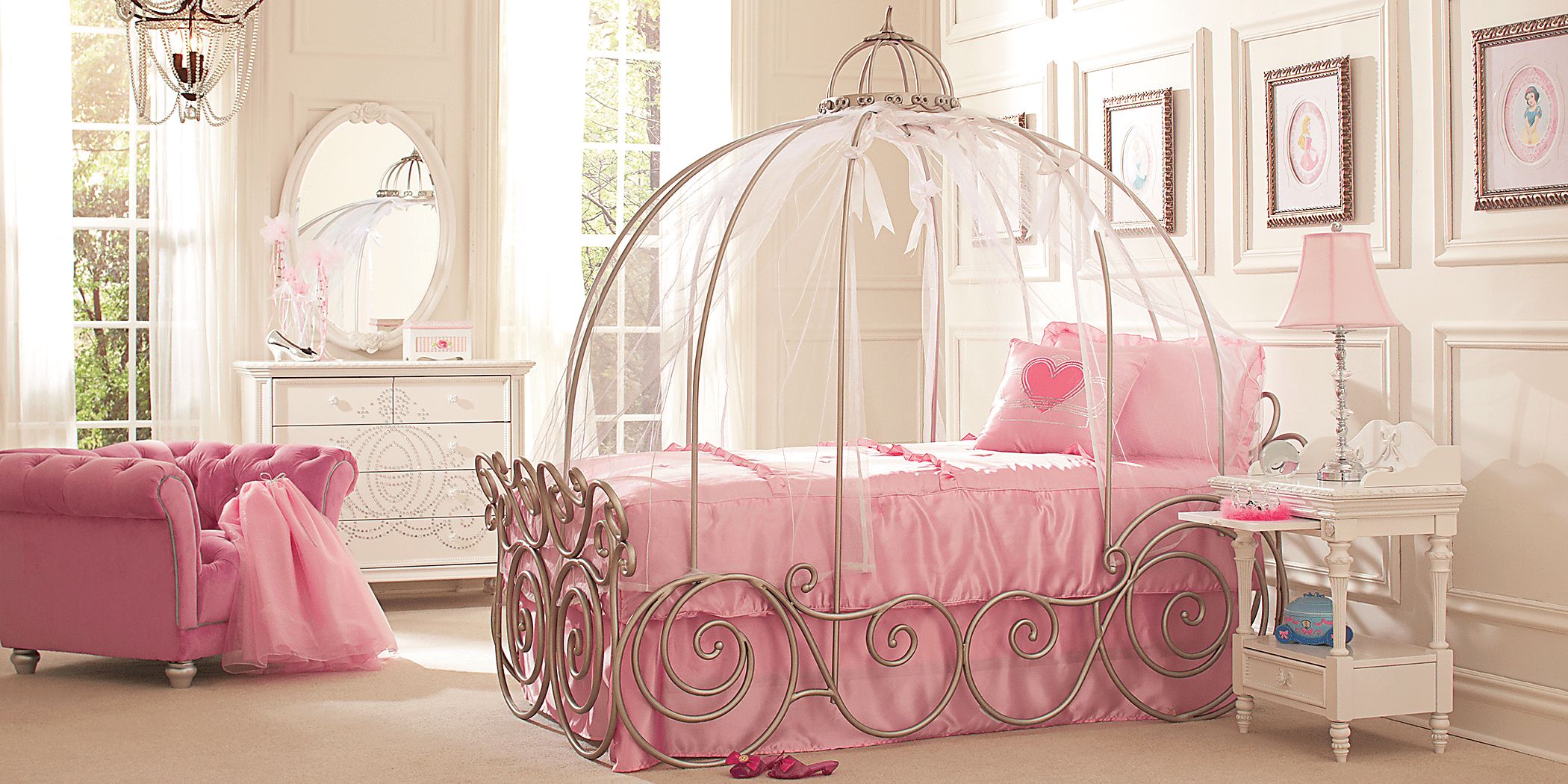 princess carriage bed