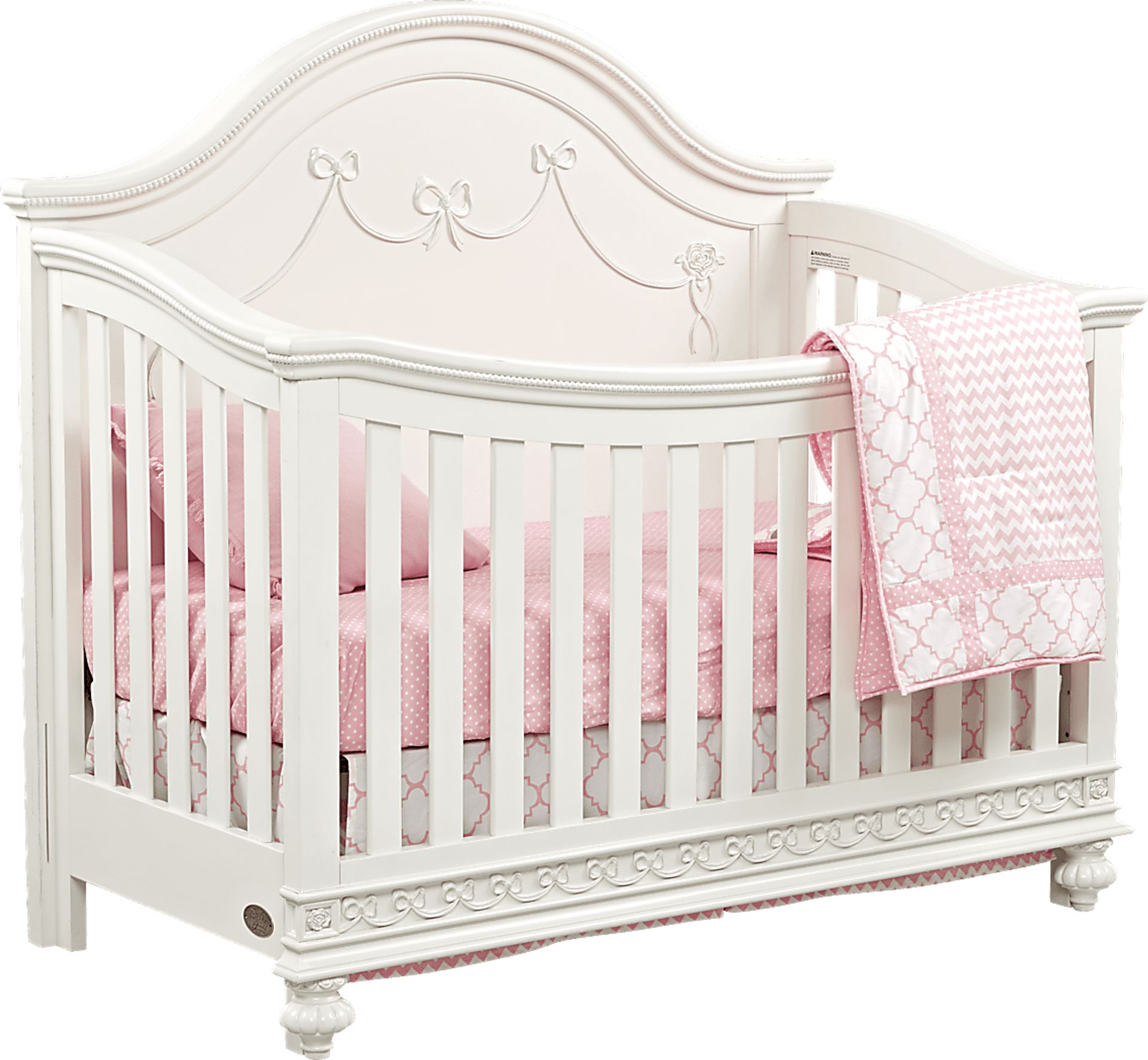 Disney Princess White Colors White Crib