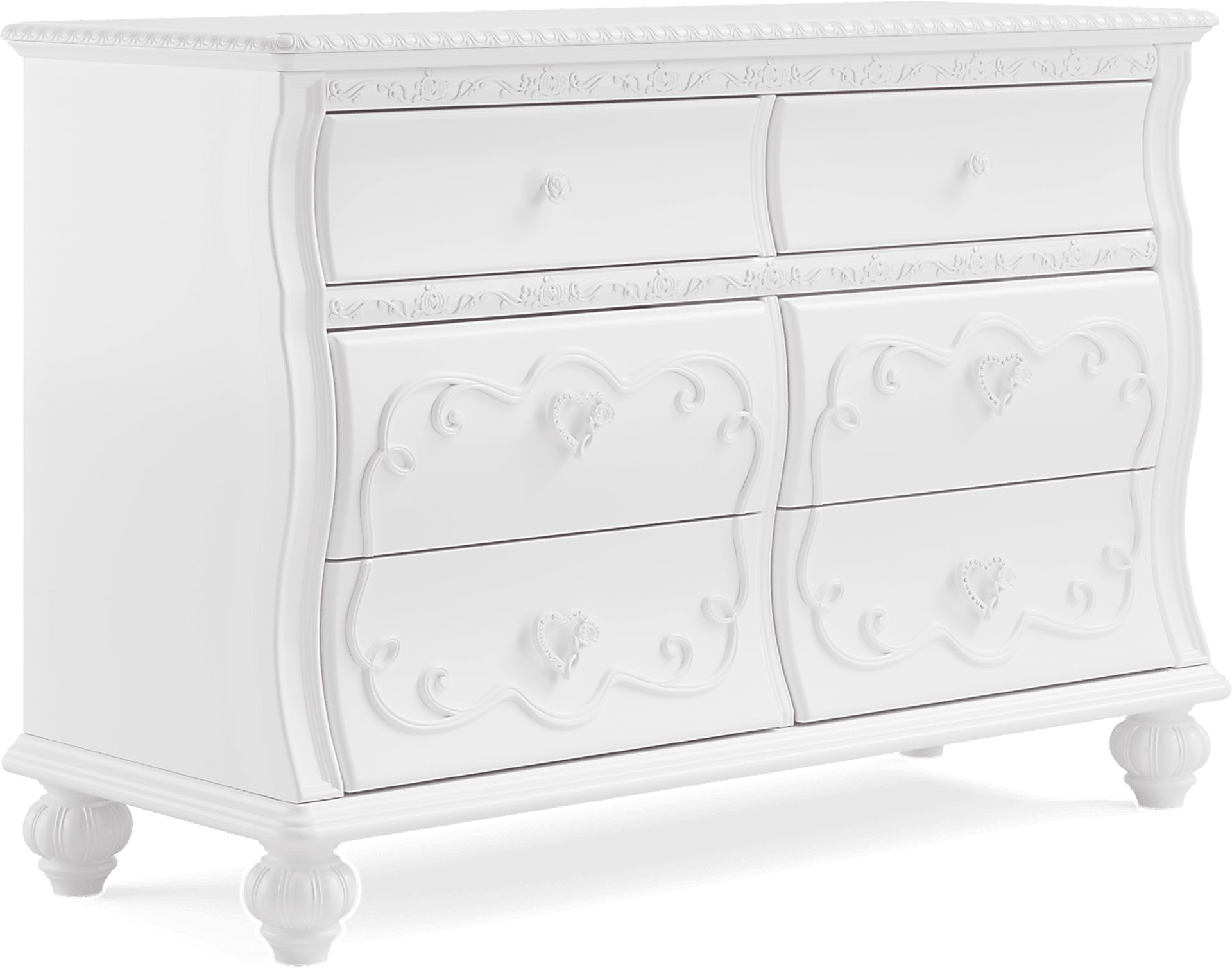 Disney Princess White Full Carriage Canopy Bedroom - Image 9