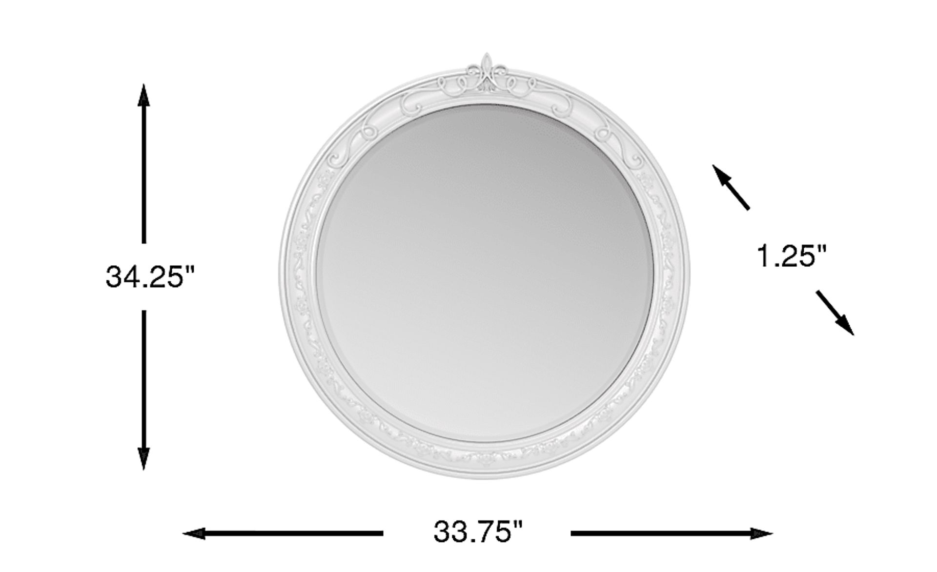 Dimension Image. Please refer to the Dimension Tab on this page for dimension details.