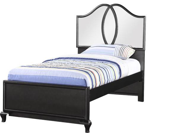 Disney Shake It Up Black 3 Pc Twin Oval Bed - Thumbnail - Image 1