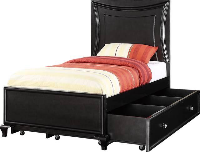 Disney Shake It Up Black 3 Pc Twin Panel Bed - Thumbnail - Image 2