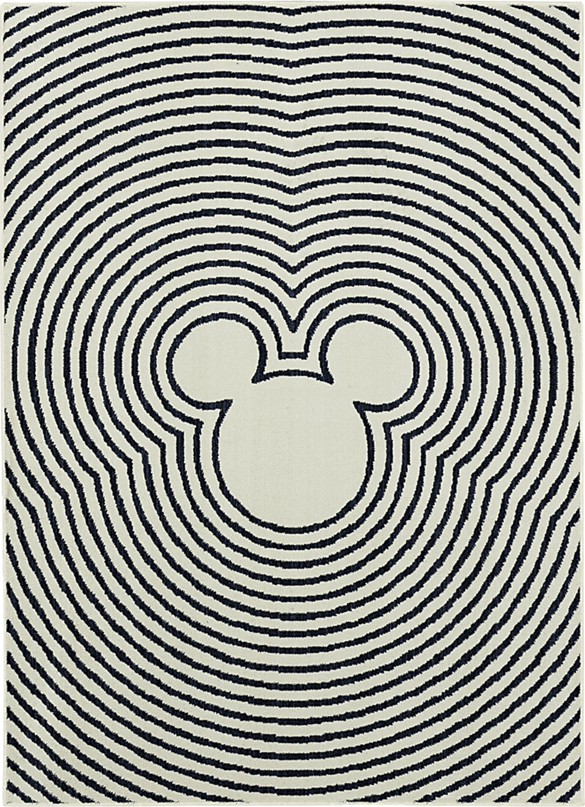 Disney's Mickey Echo Blue 3'6 x 5' Rug - Image 1
