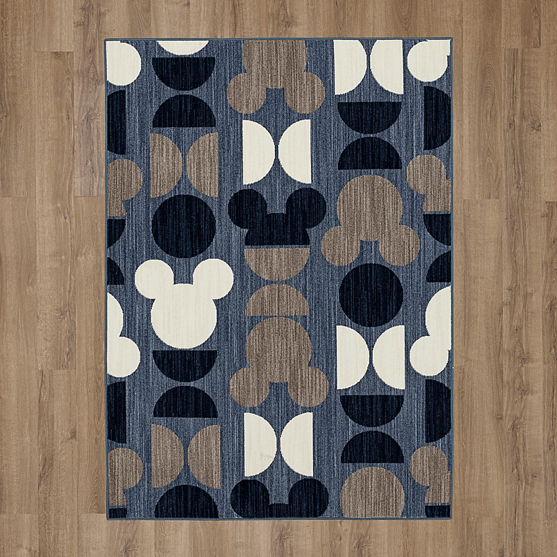 Disney's Mickey Mid-Mod Gray 8' x 10' Rug - Image 8