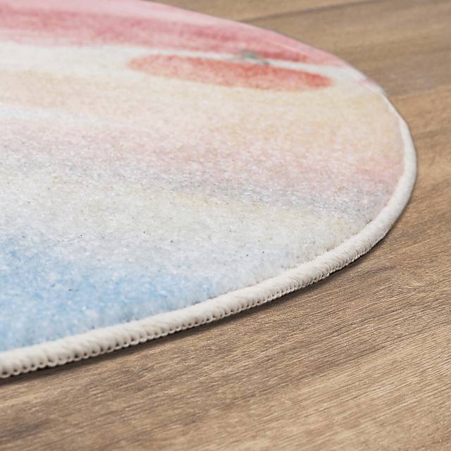 Disney's Princess Castle Pink 5' Round Rug - Thumbnail - Image 3