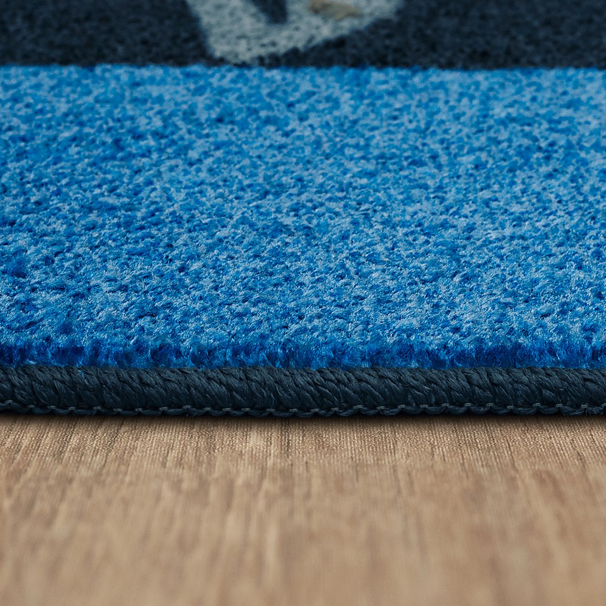 Star Wars Grogu MID Mod Navy Blue Polyester Fabric Rug | Rooms to Go