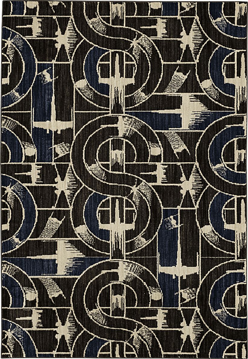 Disney's Star Wars Intergalactic Raceway Gray 5' x 8' Rug