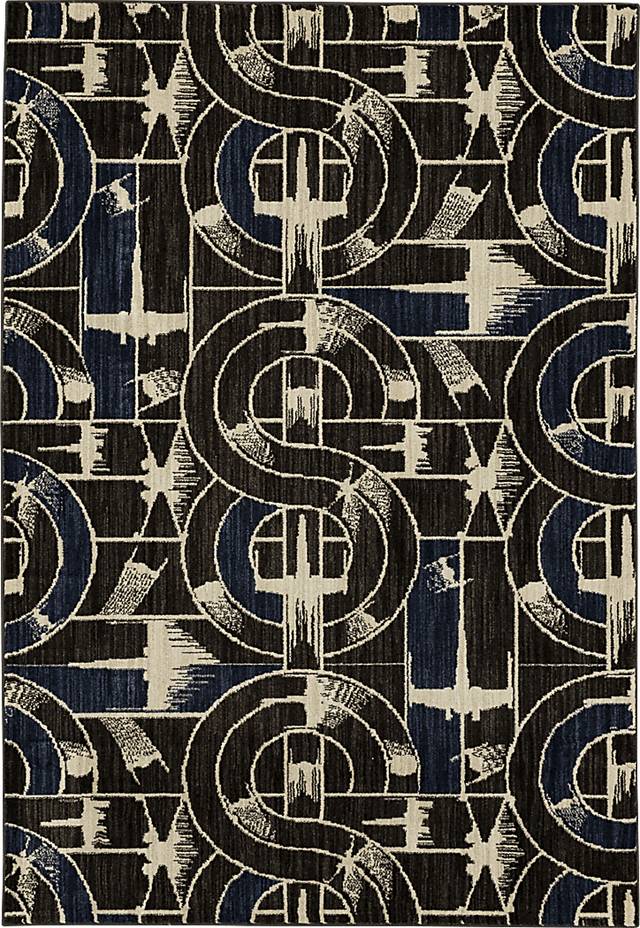 Disney's Star Wars Intergalactic Raceway Gray 5' x 8' Rug - Thumbnail - Image 1