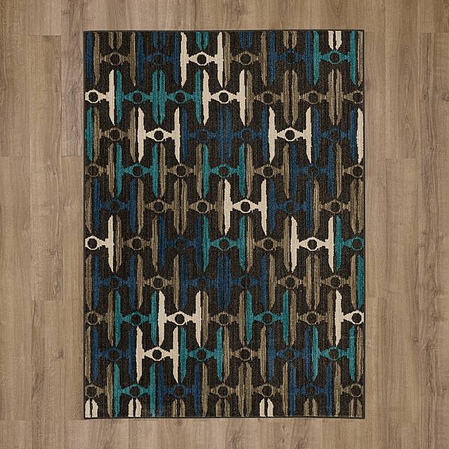 Kids Star Wars Intergalactic TIE Fighters Blue 8' x 10' Rug - Thumbnail - Image 8