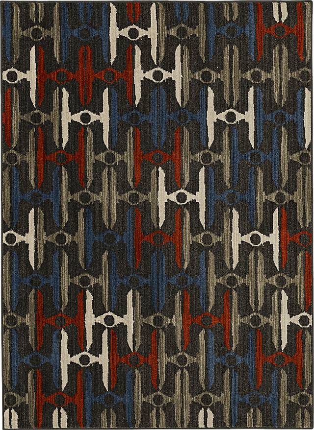 Disney's Star Wars Intergalactic TIE Fighters Multi 8' x 10' Rug - Thumbnail - Image 1