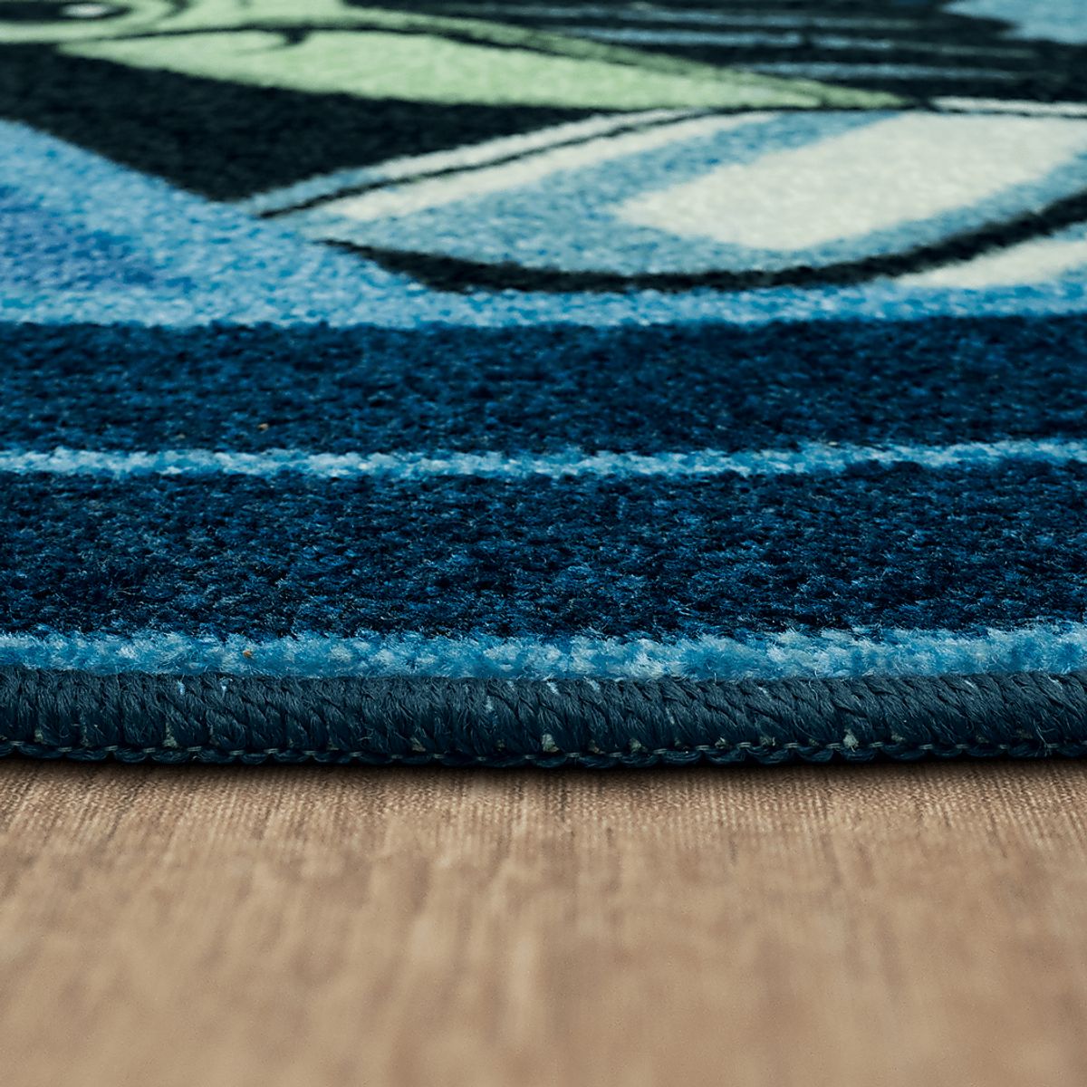 Star Wars Ready For Adventure Blue Polyester Fabric Rug | Rooms to Go