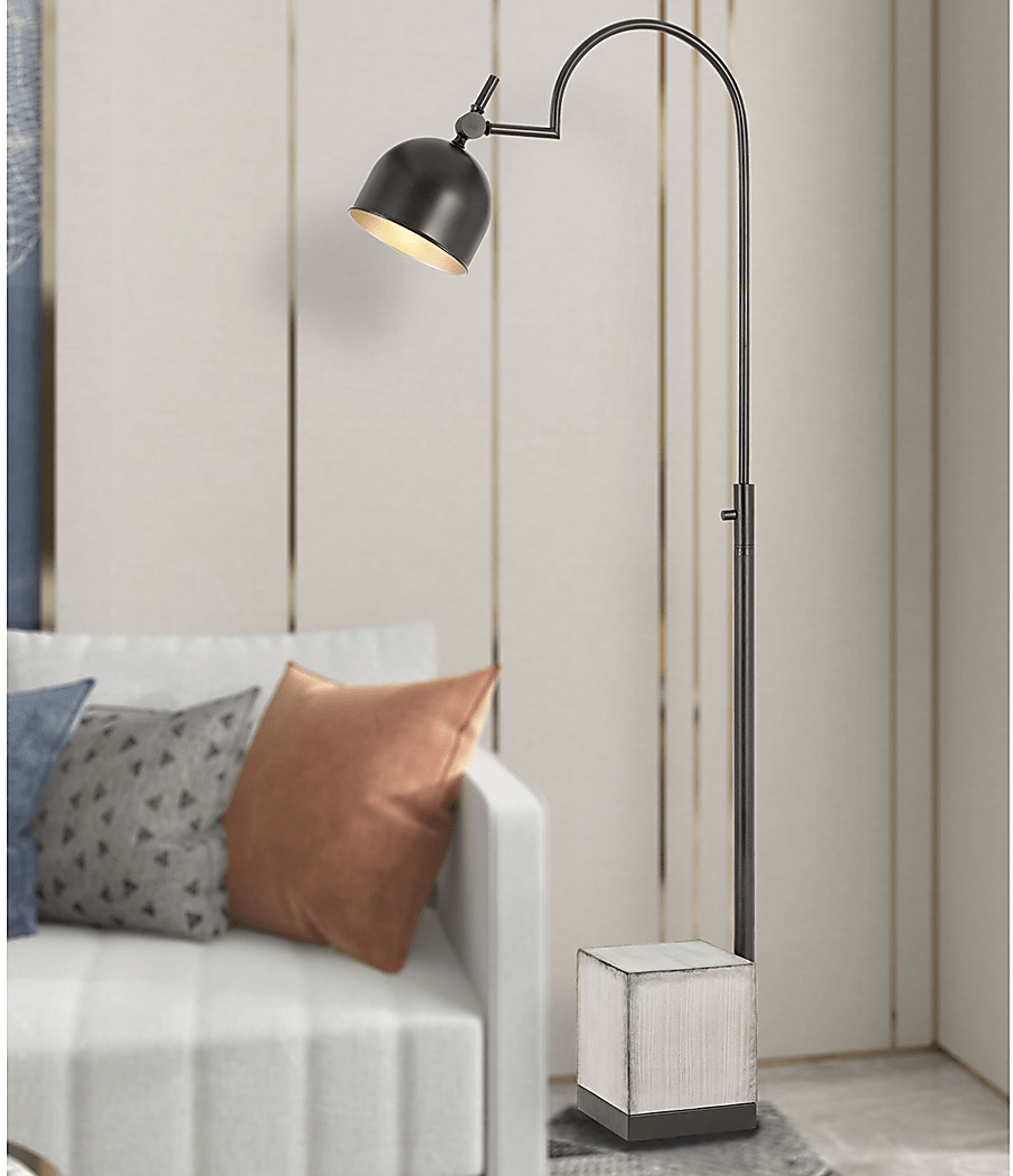 Disspayne Black Floor Lamp - Image 3