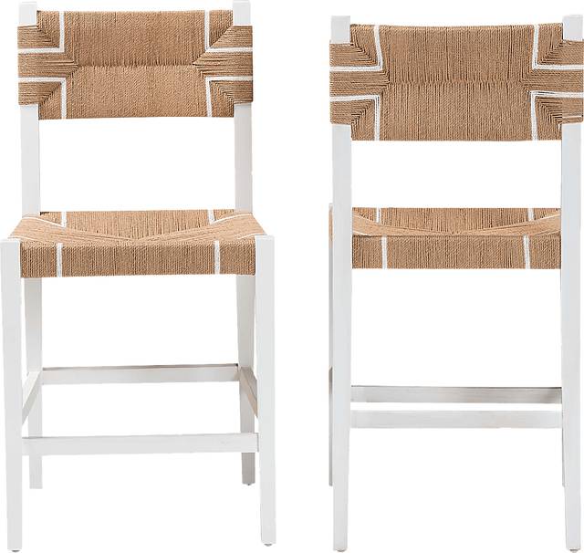 Disston Brown Counter Stool, Set of 2 - Thumbnail - Image 4