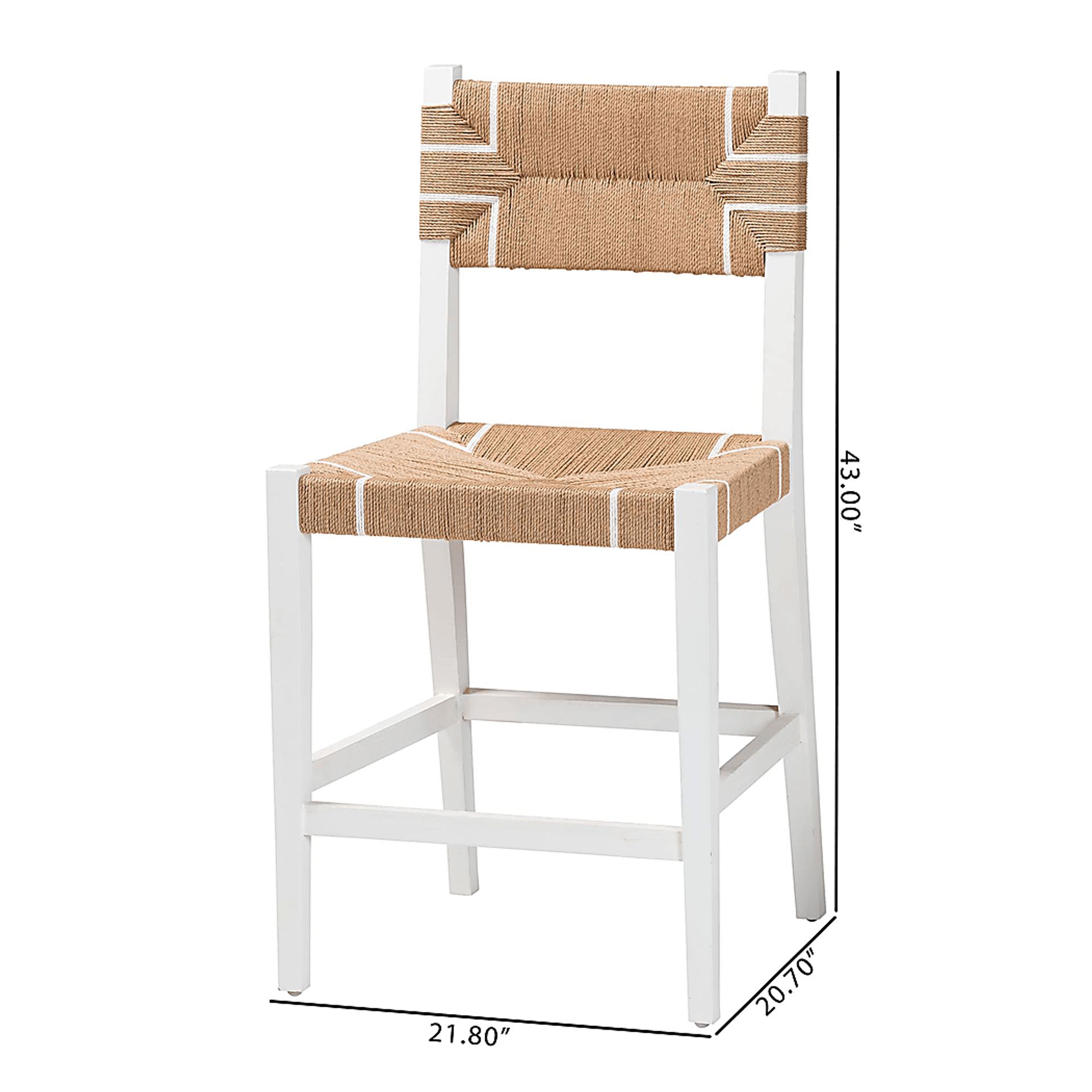 Disston Brown Counter Stool, Set of 2 - Image 8