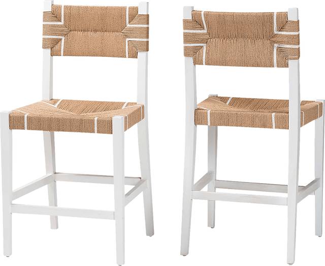 Disston Brown Counter Stool, Set of 2 - Thumbnail - Image 1