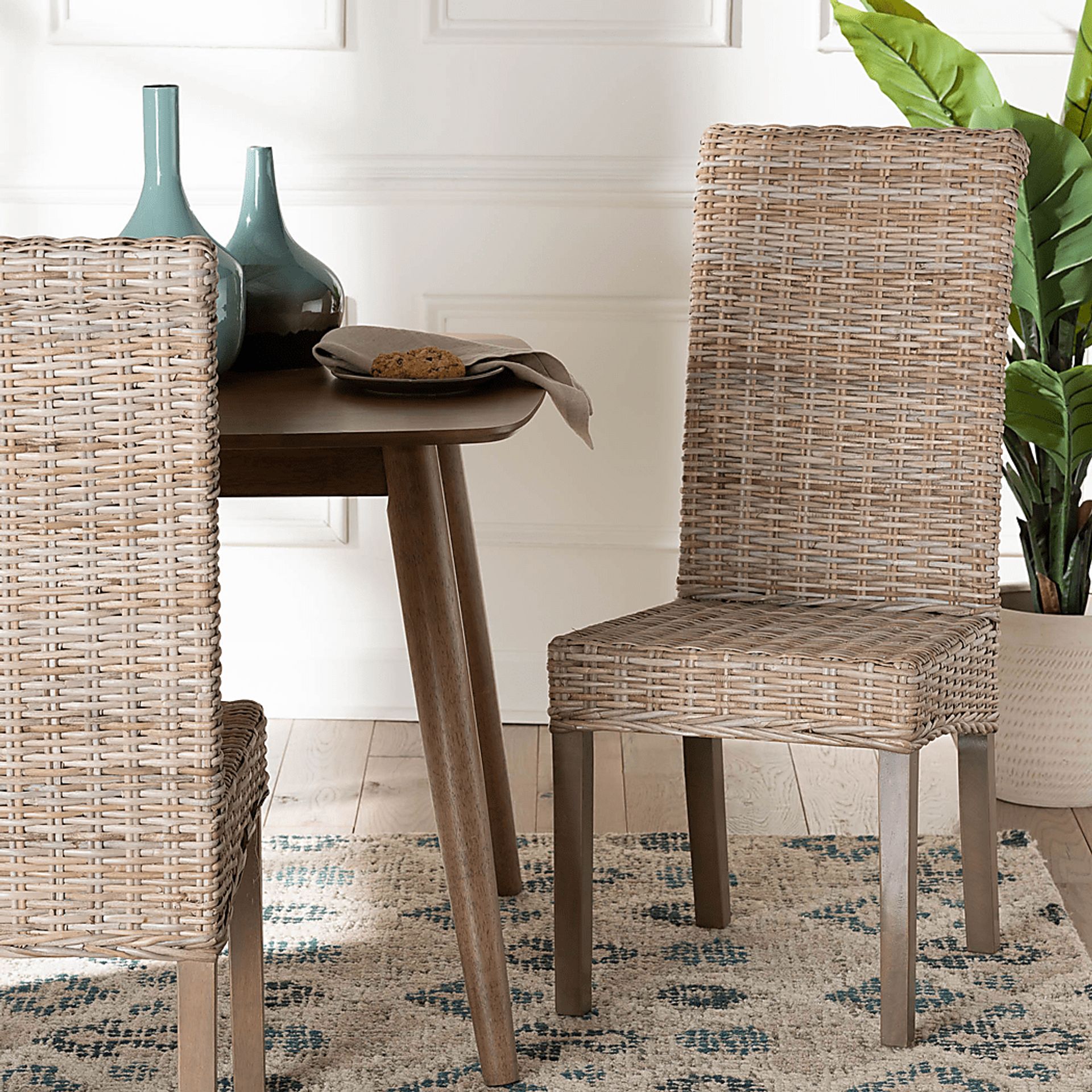 Diuguid Taupe Dining Chair - Image 2