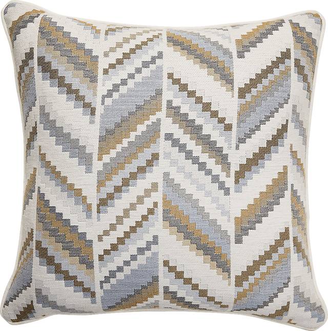 Diver Spa Blue Indoor/Outdoor Accent Pillow, Set of Two - Thumbnail - Image 2