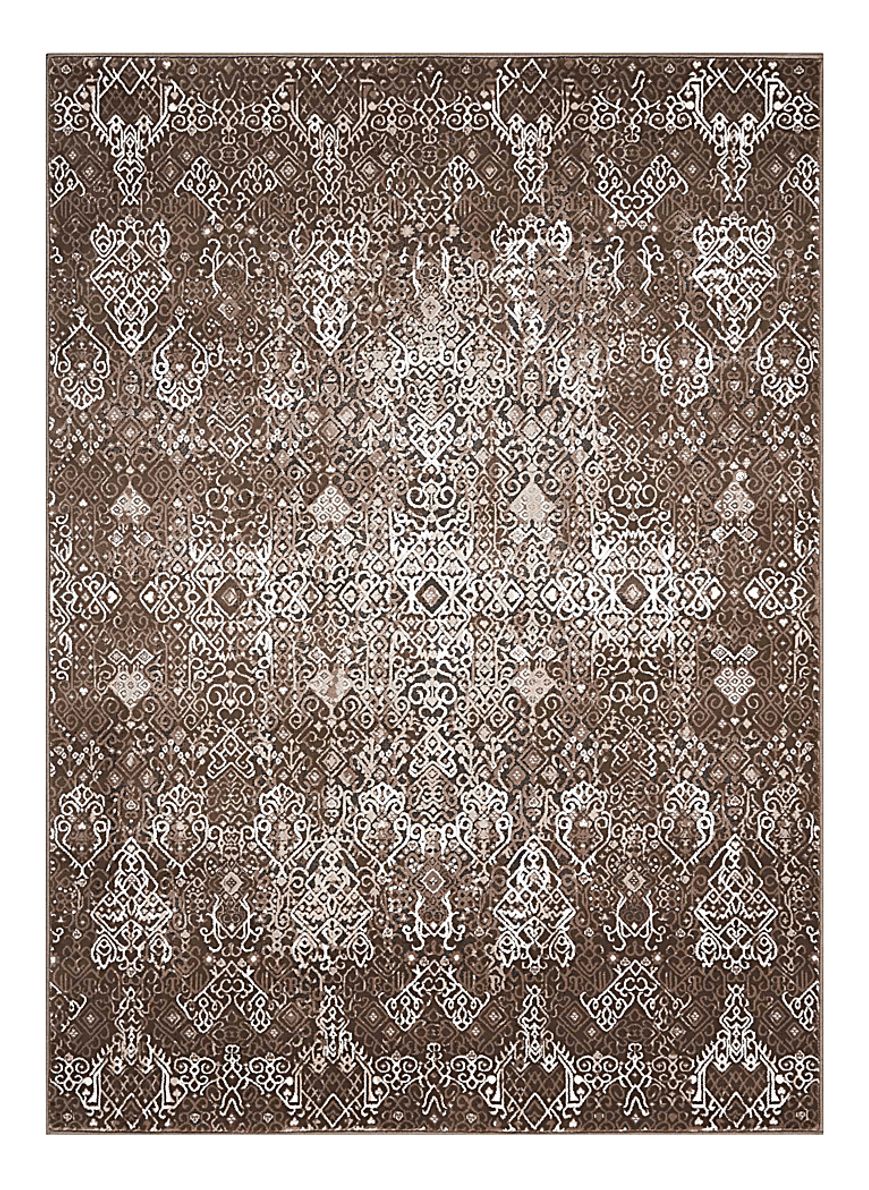 Divine Palace Brown 5'3 x 7'4 Rug