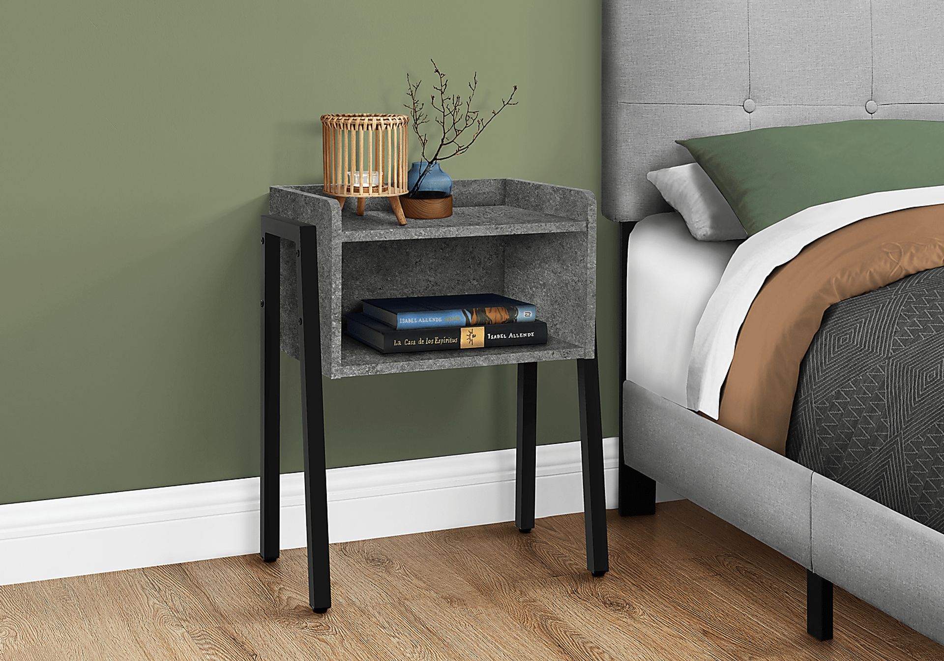 Division Gray Accent Table - Image 3