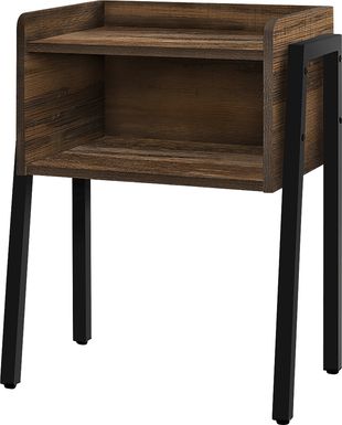 Divison Brown Accent Table