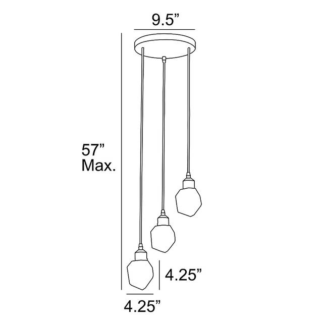 Divot Summit Brass Pendant - Thumbnail - Image 4