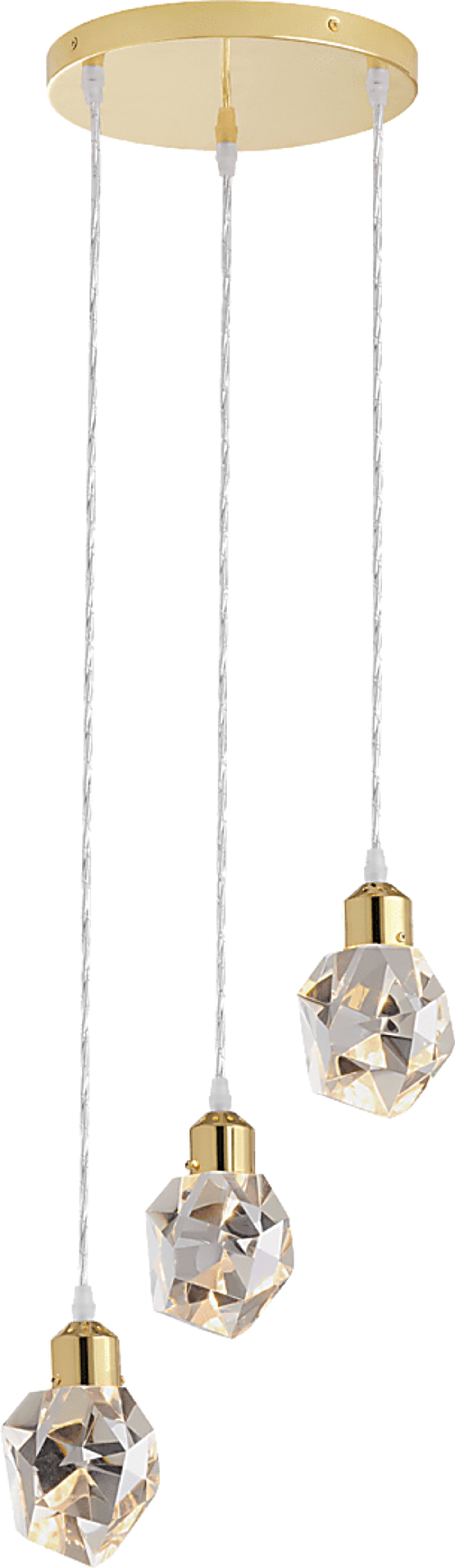 Divot Summit Brass Pendant - Image 1