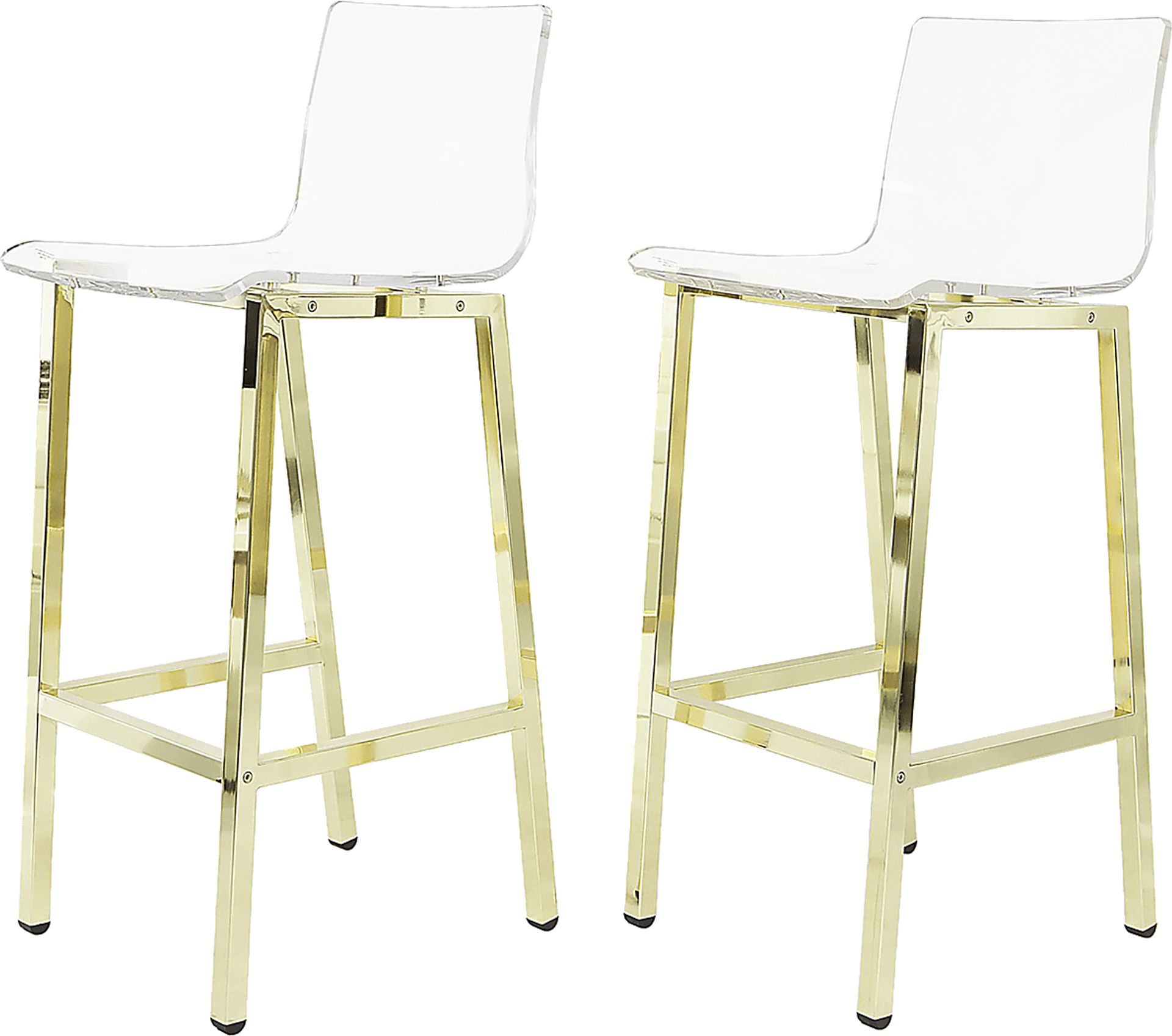 Dixato Gold Bar Stool, Set of 2 - Image 1