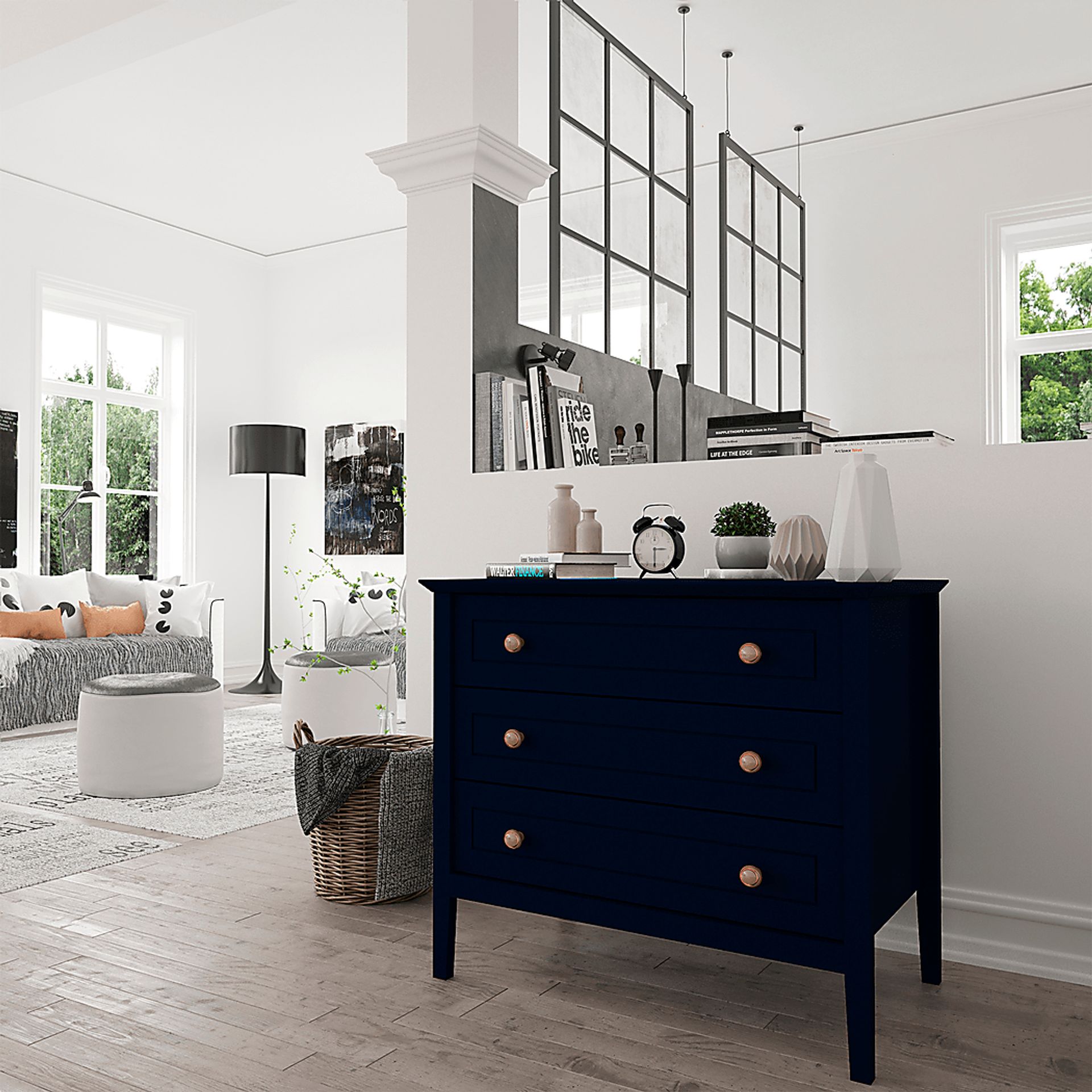 Dixy Midnight Blue Dresser - Image 2