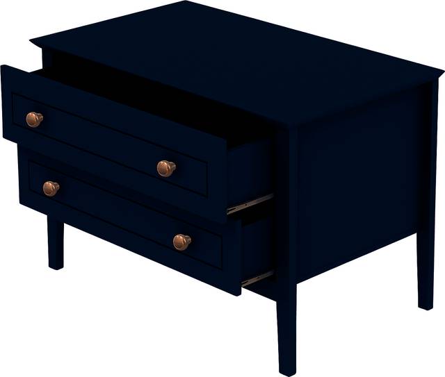 Dixy Midnight Blue Nightstand - Thumbnail - Image 3