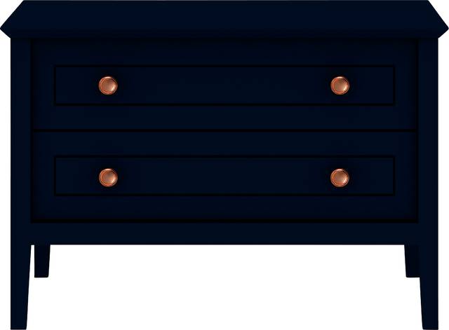Dixy Midnight Blue Nightstand - Thumbnail - Image 1