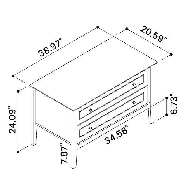 Dixy Off-White Nightstand - Thumbnail - Image 10