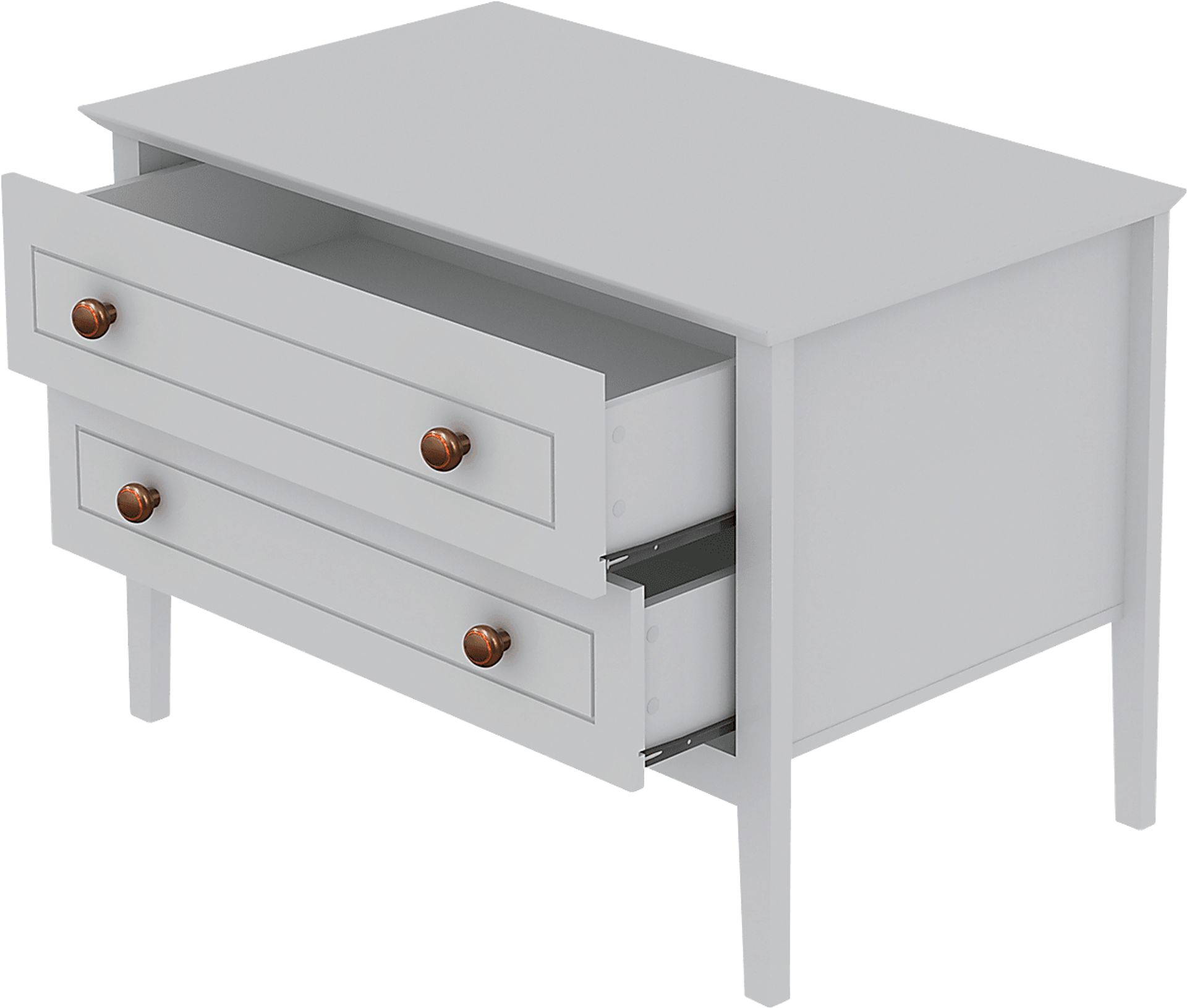 Dixy White Nightstand - Image 4