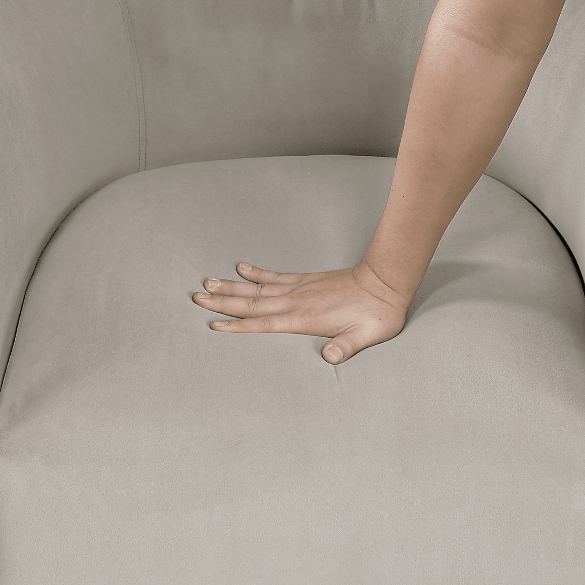 Dnise Beige Accent Chair - Image 5