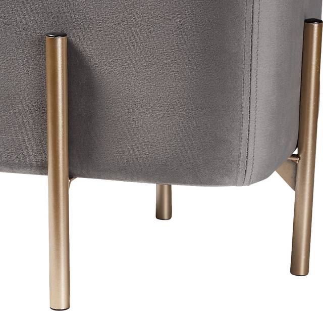 Dobell Gray Ottoman - Thumbnail - Image 4