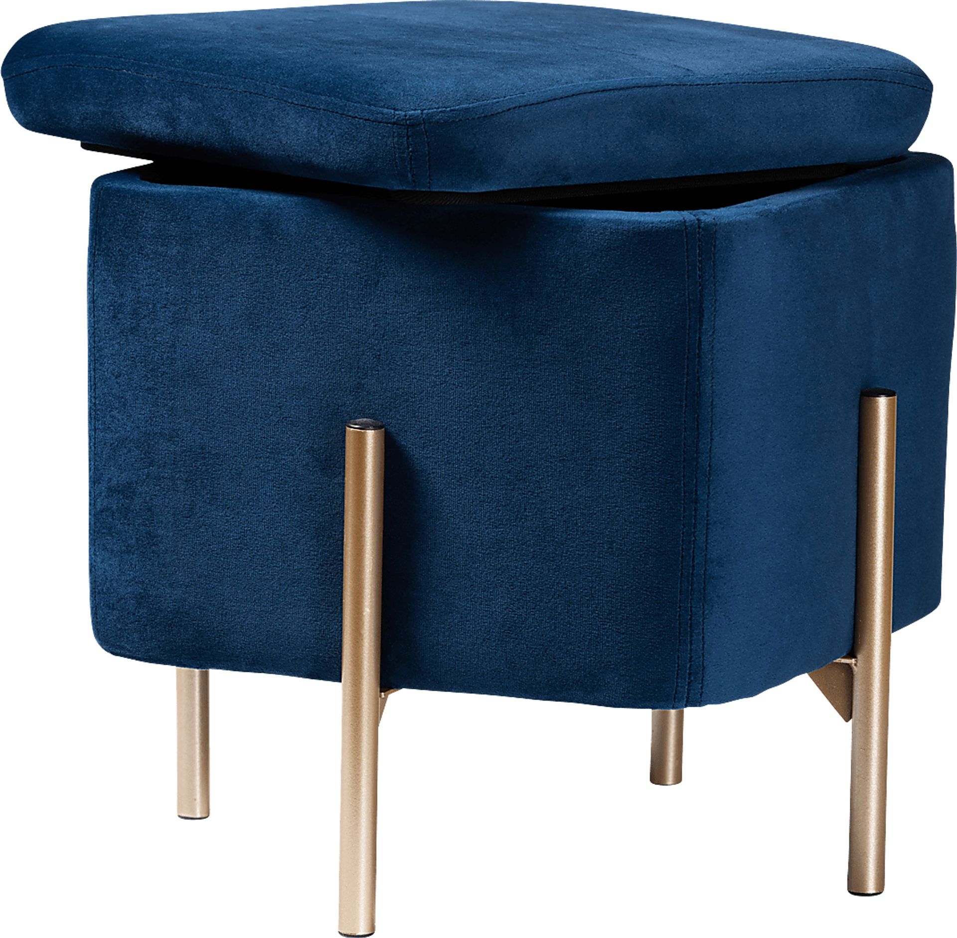 Dobell Navy Ottoman - Image 2