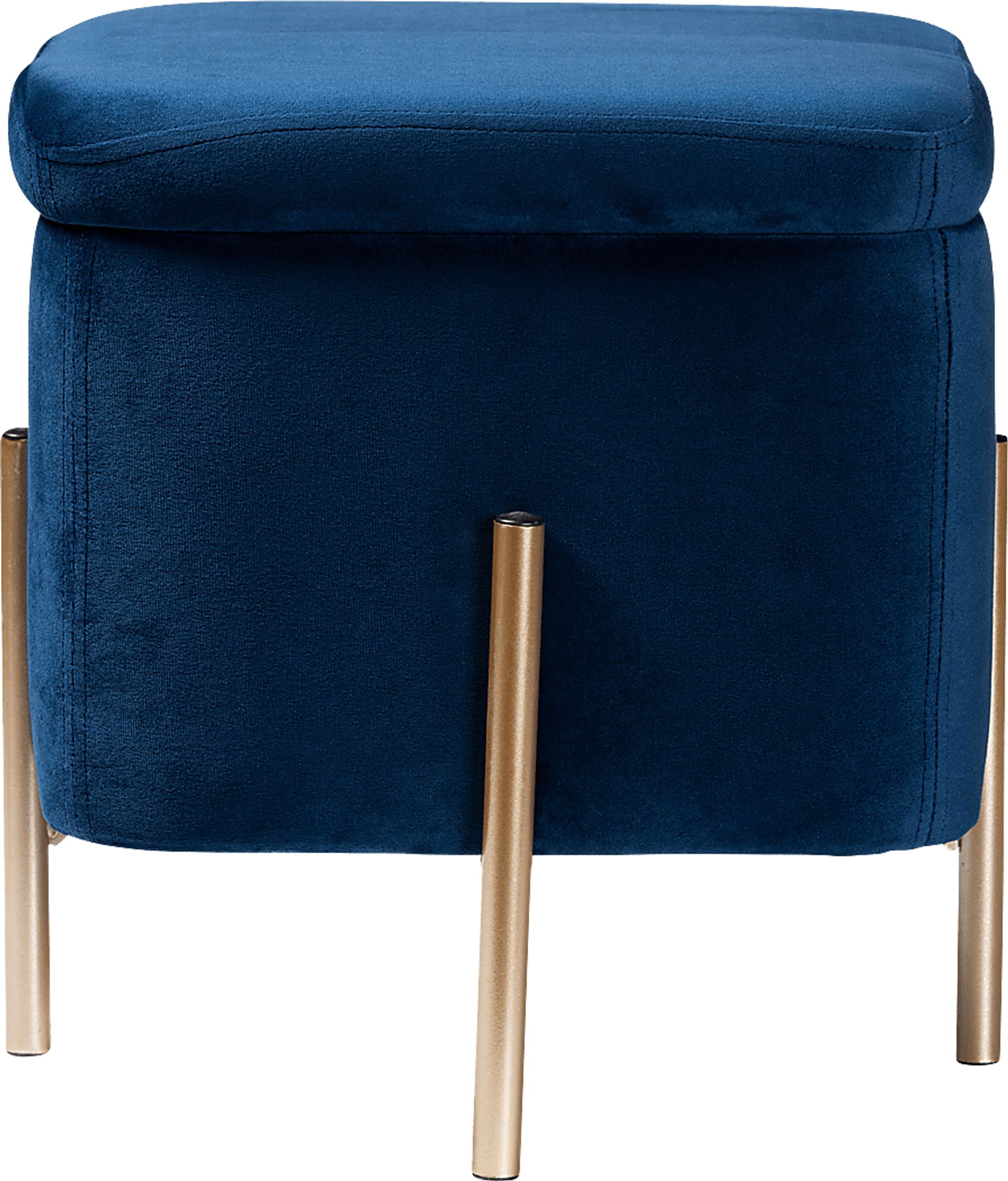 Dobell Navy Ottoman - Image 3