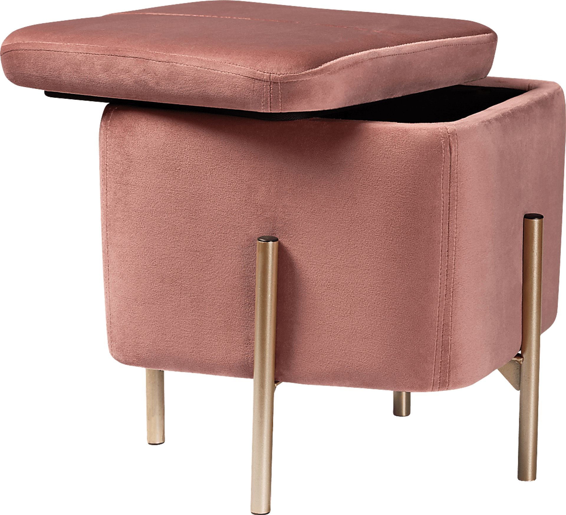 Dobell Pink Ottoman - Image 2