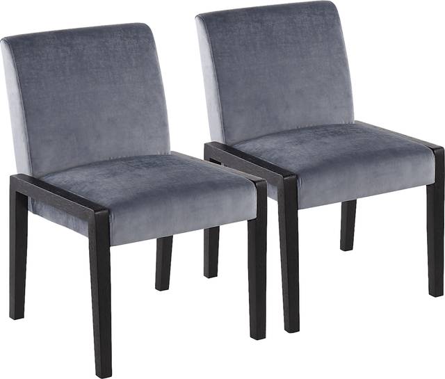 Dobester I Blue Side Chair, Set of 2 - Thumbnail - Image 1