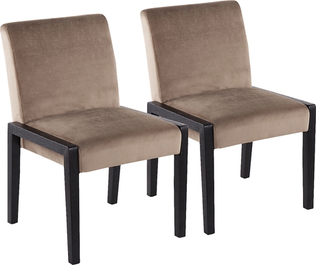 Dobester I Brown Side Chair, Set of 2