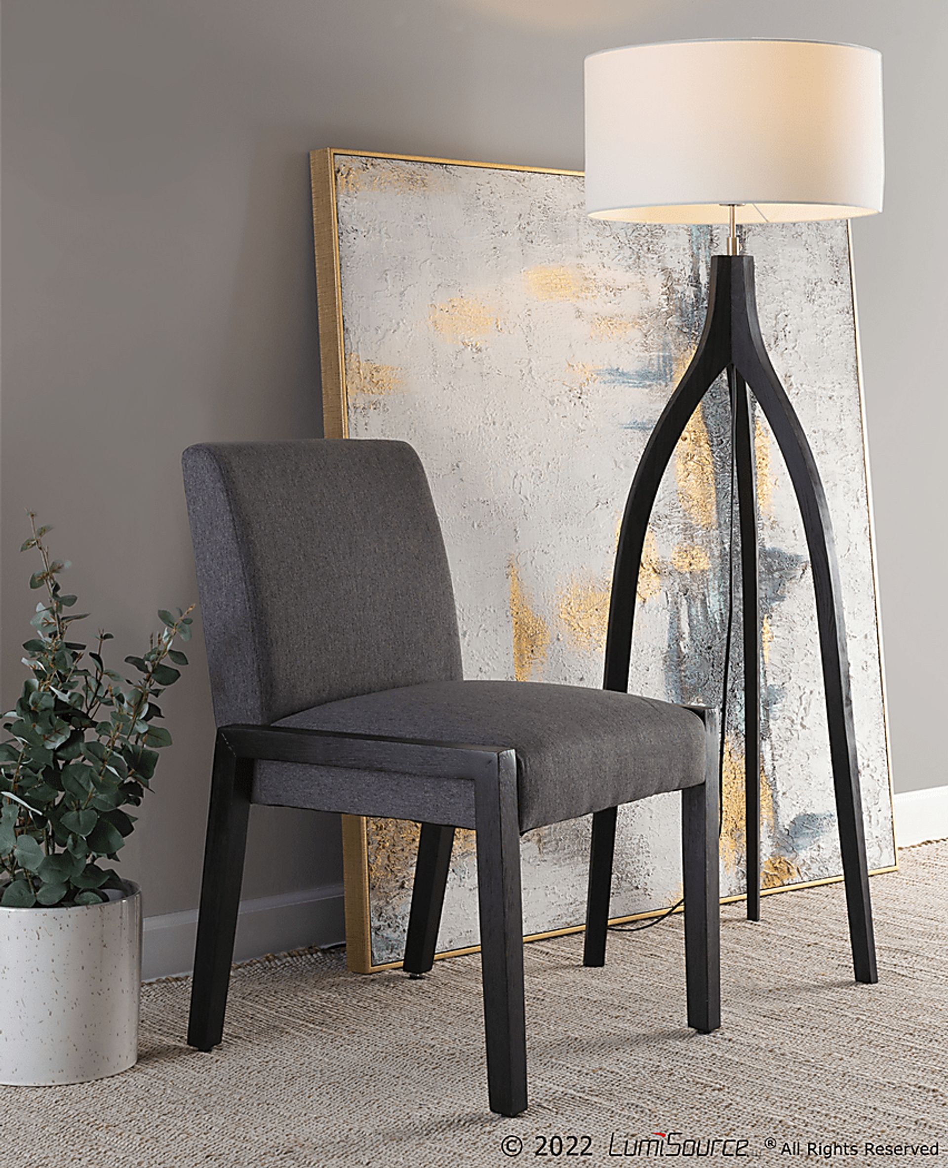 Dobester I Gray Side Chair, Set of 2 - Image 7