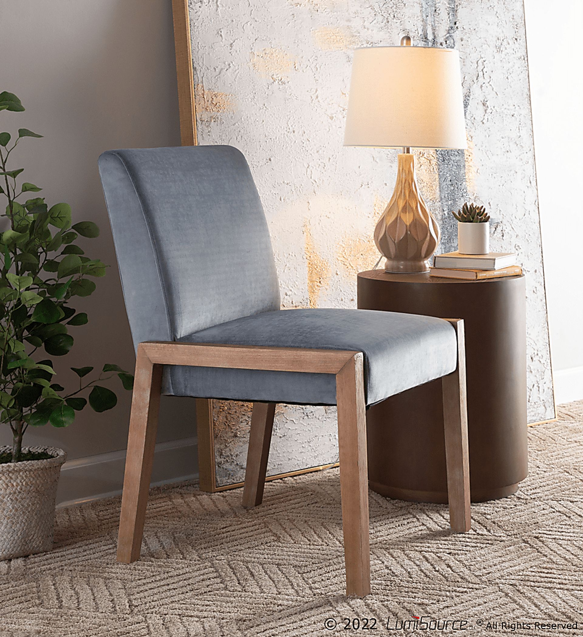 Dobester II Blue Side Chair, Set of 2 - Image 7