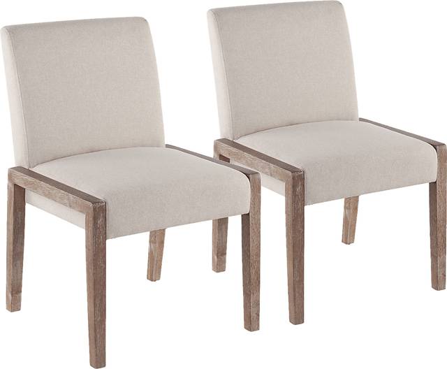 Dobester II Cream Side Chair, Set of 2 - Thumbnail - Image 1