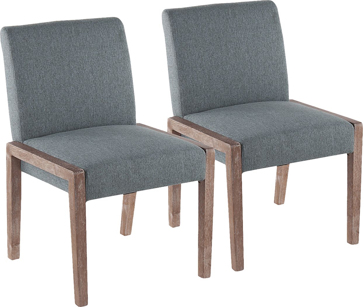 Dobester II Light Teal Side Chair, Set of 2